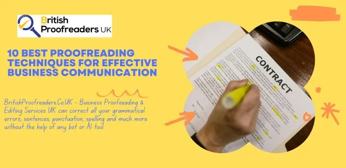 10 Best Proofreading Techniques For Business Communications